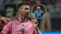 Lionel Messi y Bradley Guzan.