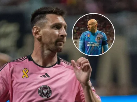 La épica reacción del arquero de Atlanta con Messi a la salida del estadio