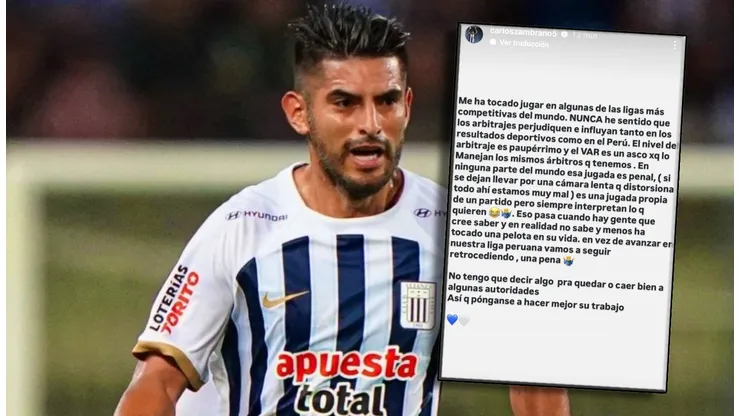 Alianza Lima vs. Atlético Grau: Carlos Zambrano señala robo