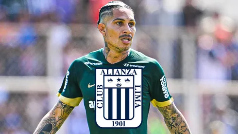 Paolo Guerrero jugando para Alianza Lima.