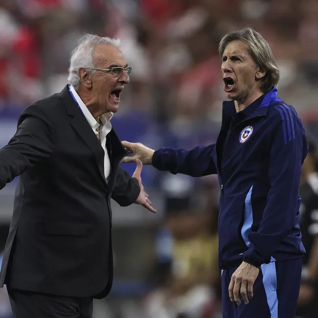 Jorge Fossati y Ricardo Gareca podrían quedarse sin trabajo. (Foto: ESPN).