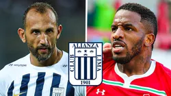 Hernán Barcos y Jefferson Farfán compartieron equipo en Alianza Lima.