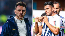 Mariano Soso y Carlos Zambrano, entrenador y defensa de Alianza Lima, respectivamente.