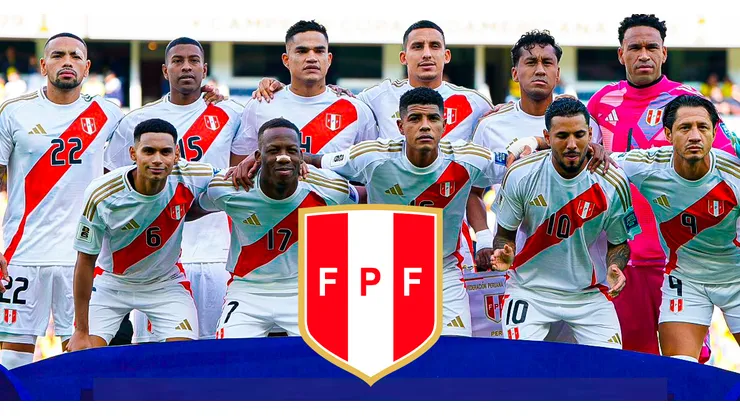La Selección Peruana posando antes de su duelo ante Ecuador por las Eliminatorias.