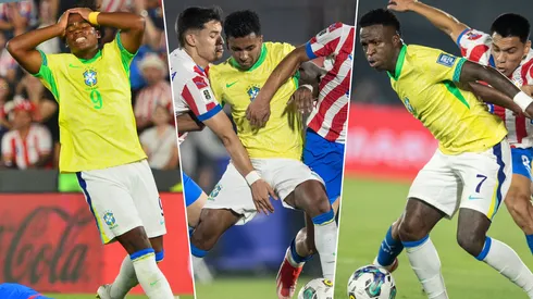 En Brasil criticaron duramente al tridente conformado por Endryck, Rodrygo y Vinícius tras la derrota con Paraguay.