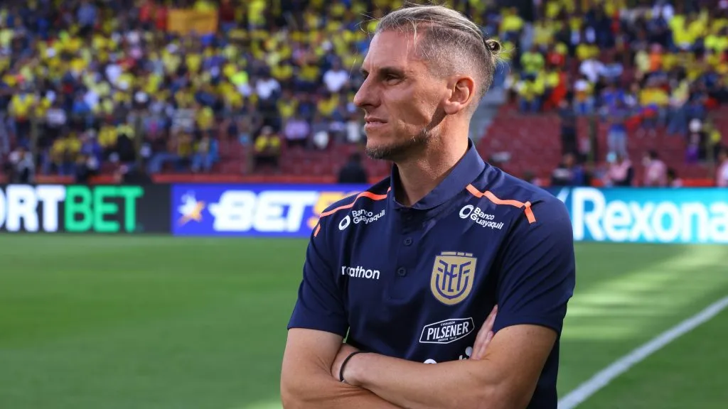 Beccacece con Ecuador en 2024.