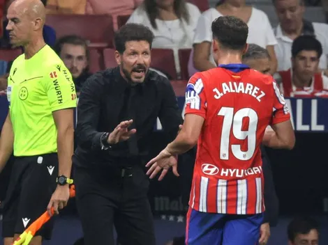 El presidente del Atlético de Madrid le metió presión a Julián Álvarez y a Diego Simeone