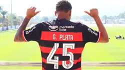 Gonzalo Plata fue presentado en Flamengo en septiembre.