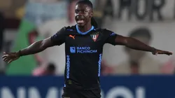 Adé en Liga de Quito en la temporada 2024.