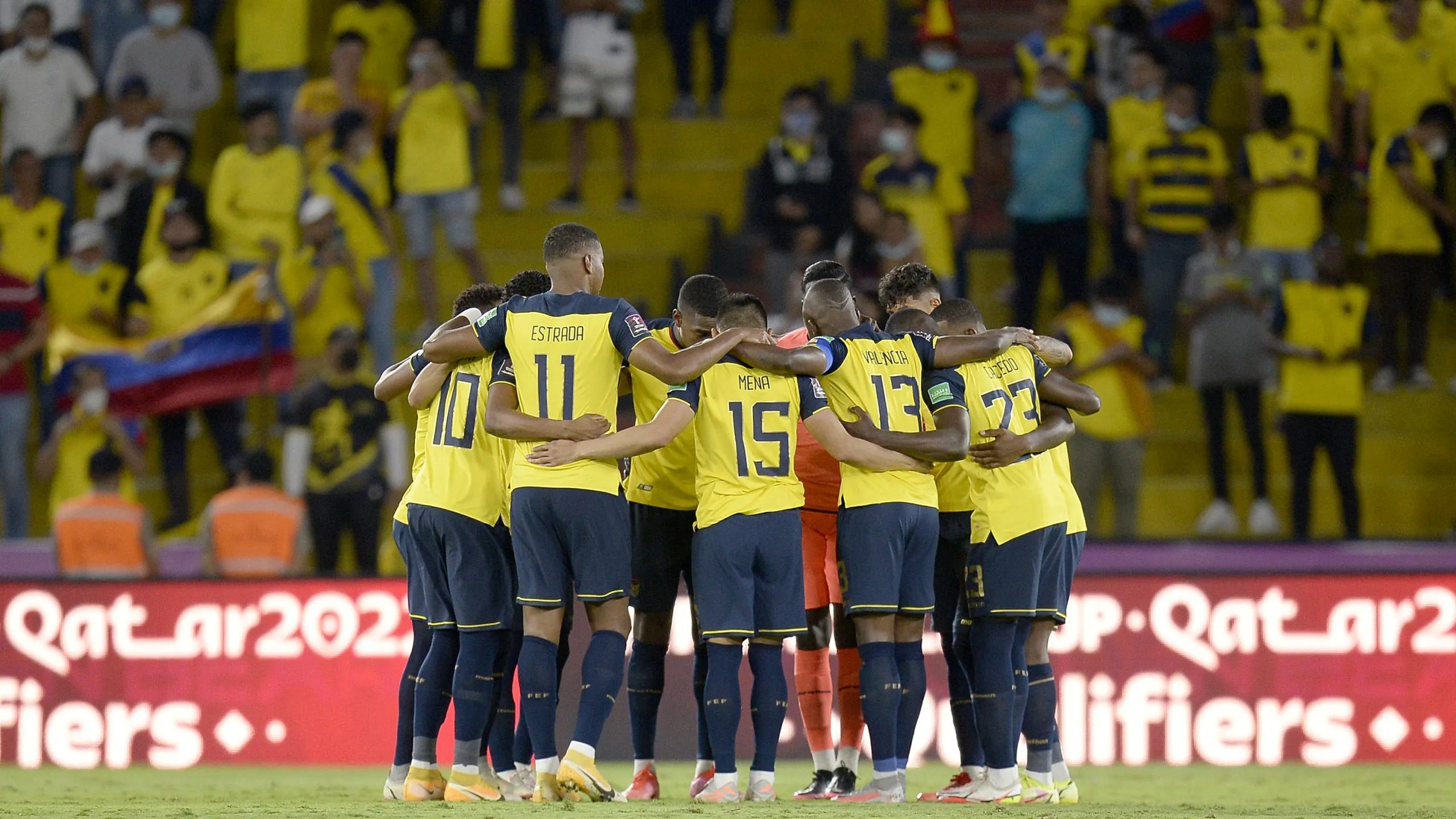 Ecuador haciendo de local cotra Bolivia en 2021. (Foto: GettyImages)