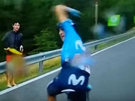 Mal gesto de Marc Soler, compañero de Nairo, evidenció desunión del Movistar