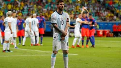 Foto de Lionel Messi, jugador de la Selección Argentina.