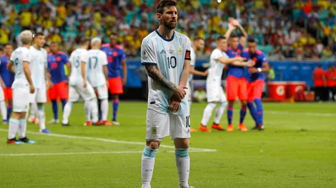 Foto de Lionel Messi, jugador de la Selección Argentina.