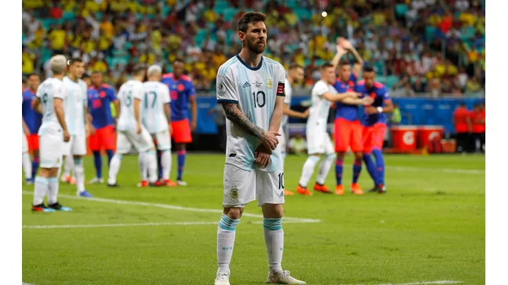 Foto de Lionel Messi, jugador de la Selección Argentina.