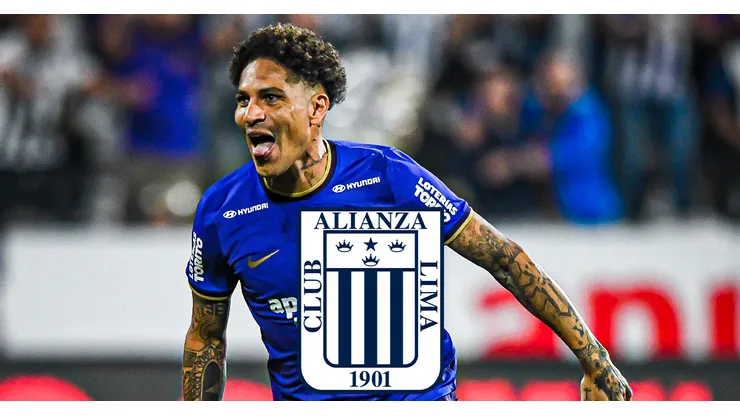 Paolo Guerrero jugando para Alianza Lima.