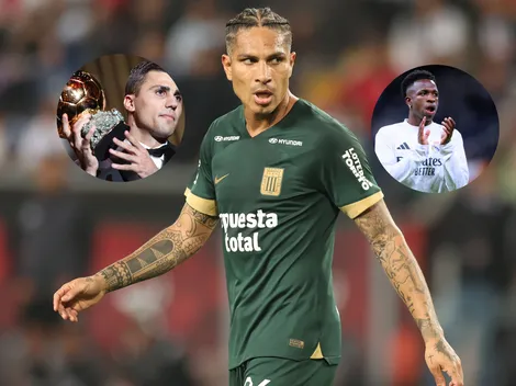 Paolo Guerrero le mandó un contundente mensaje a Vini Jr tras el Balón de Oro