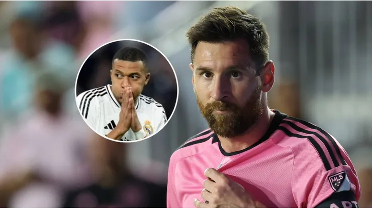 Kylian Mbappé y Lionel Messi.