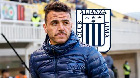 Mariano Soso dirigiendo un partido de Alianza Lima.