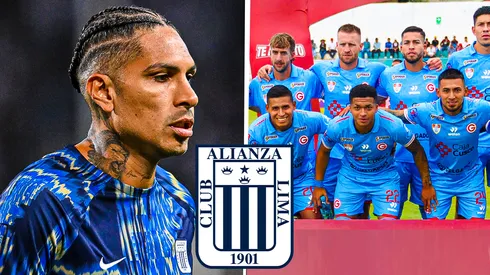 Paolo Guerrero jugando para Alianza Lima ante Deportivo Garcilaso.