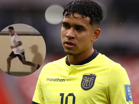 El nuevo video de Kendry Páez mostrando su magia en una cancha de cemento