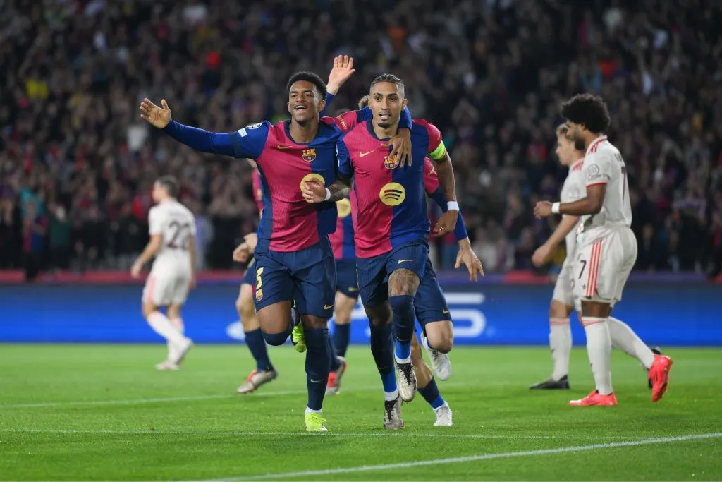 Raphinha, la figura del Barcelona vs. Bayern Munich al anotar tres goles del 4 a 1.