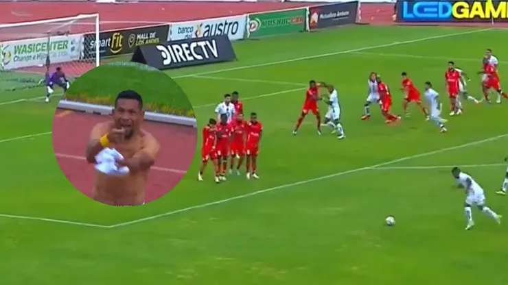 VIDEO | Ángel Gracia hace el gol de su vida, se lo grita a la dirigencia de El Nacional, y lo expulsan
