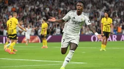 Vinicius Júnior, con su hat-trick ante el Borussia Dortmund, alcanzó los 91 goles en el Real Madrid.