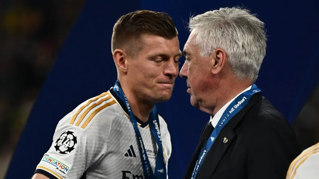 Kroos se mostró más que dolido de tener que comunicar su retiro a Carlo Ancelotti: IMAGO