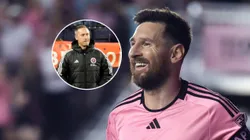 Caleb Porter y Lionel Messi.