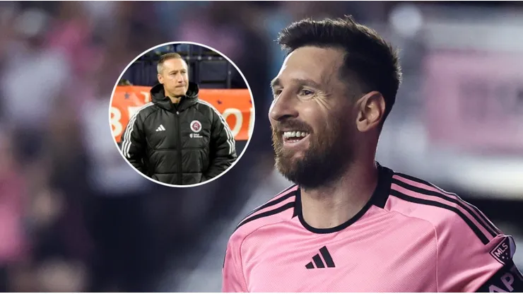 Caleb Porter y Lionel Messi.