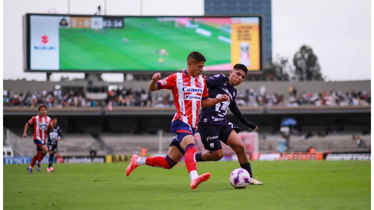 Piero Quispe la rompe con Pumas UNAM contra San Luis