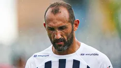 Hernán Barcos, atacante de Alianza Lima de Perú.