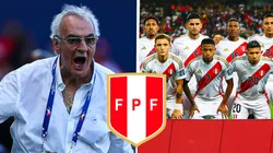 La alineación titular de Perú vs. Brasil.