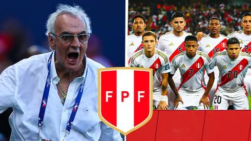 La alineación titular de Perú vs. Brasil.