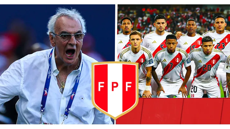 La alineación titular de Perú vs. Brasil.