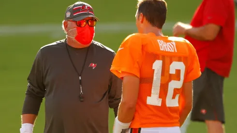 Bruce Arians y Tom Brady