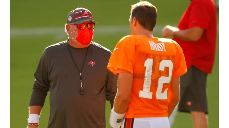 Bruce Arians y Tom Brady
