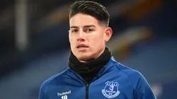 James Rodríguez, jugador del Everton de Inglaterra.