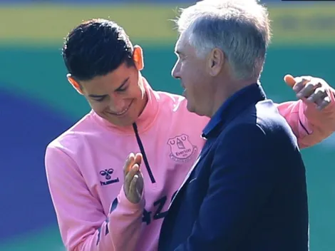 En Inglaterra le piden a Ancelotti que borre a James para poder ganar algo