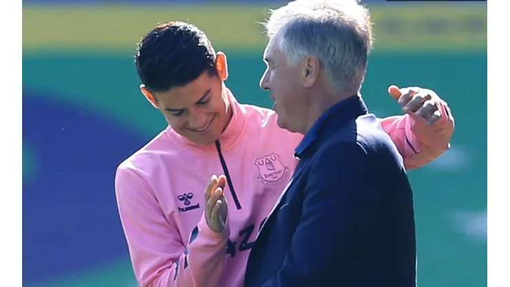 En Inglaterra le piden a Ancelotti que borre a James para poder ganar algo