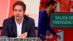 Closs vio a Messi perder ayer con Barcelona y hoy dijo lo que todos pensamos