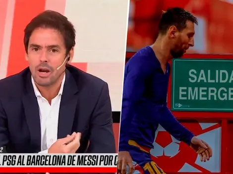 Closs vio a Messi perder ayer con Barcelona y hoy dijo lo que todos pensamos