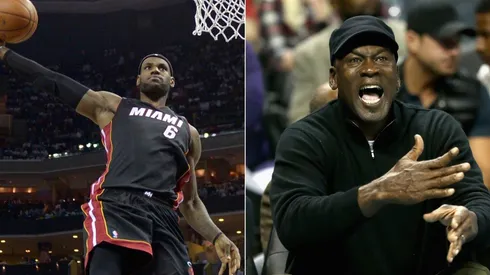 LeBron James y Michael Jordan