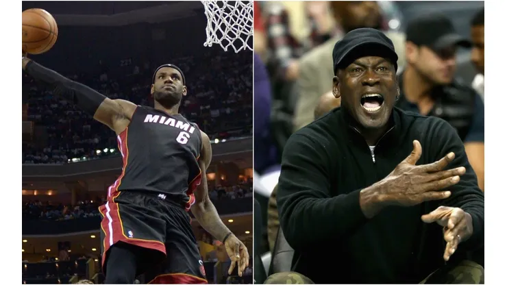 LeBron James y Michael Jordan