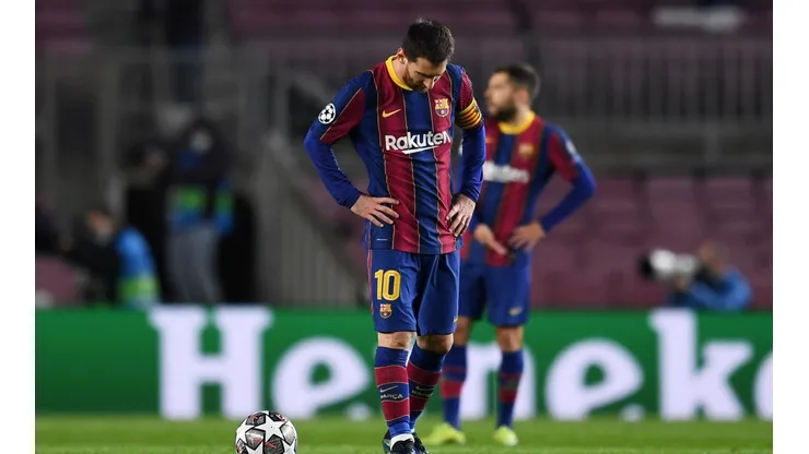 Lionel Messi, envuelto en una tristeza contundente.