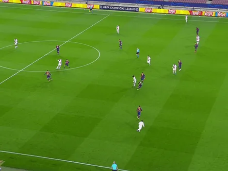 Video: Piqué rechazó para el medio y Mbappé lo dio vuelta para PSG