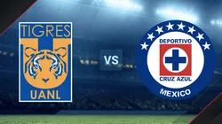 Tigres vs. Cruz Azul por la Liga MX.