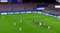 El tiro libre de Paredes, por favor: Kean metió el 3-1 para PSG ante Barcelona