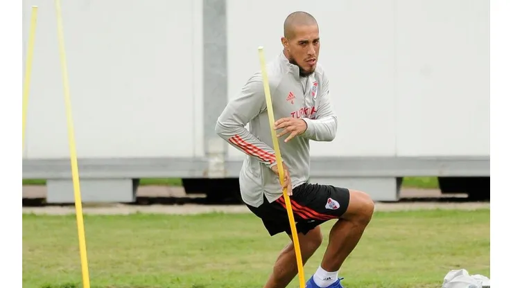 Jonatan Maidana ya se entrenó con el plantel de River.