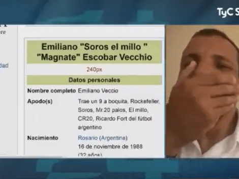 La reacción de Vecchio al ver que le cambiaron el perfil de Wikpedia